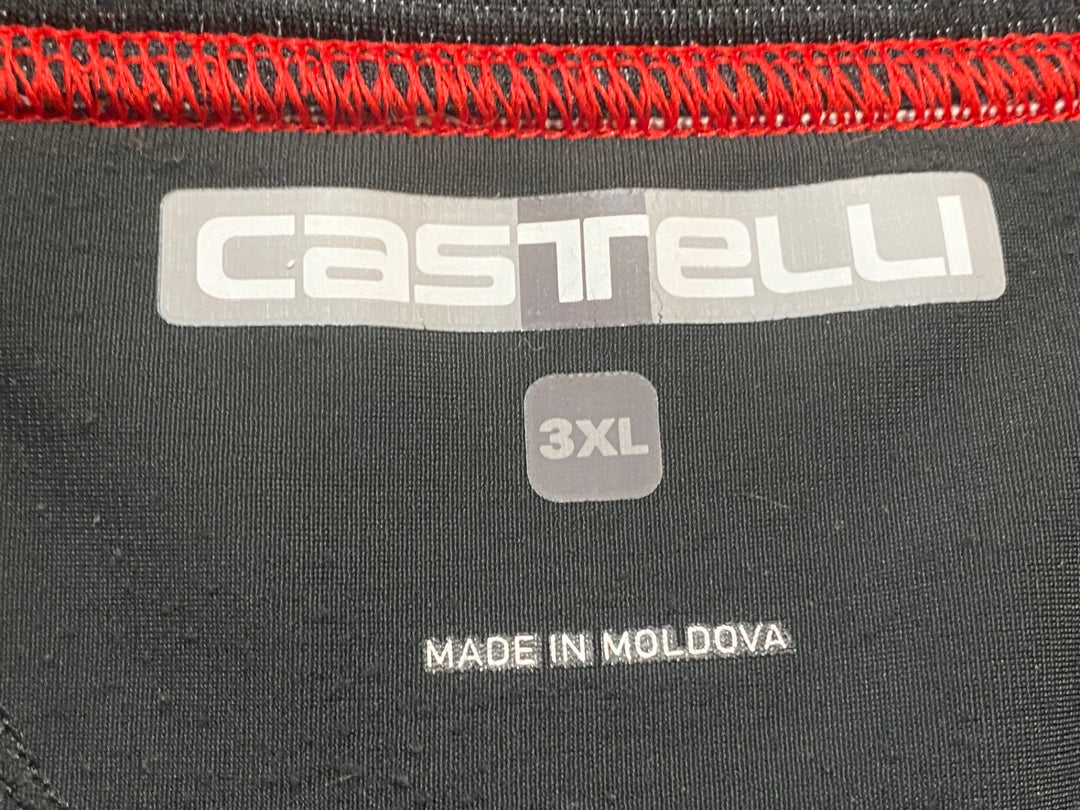 KR425 カステリ CASTELLI Alpha ROS 2 WINTER JACKET 長袖 サイクルジャケット 紺 3XL GORE TEX INFINIUM ※ほつれ