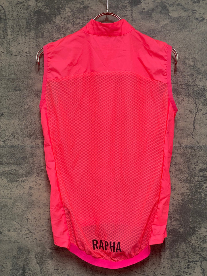 KE386 ラファ Rapha PRO TEAM LIGHTWEIGHT GILET HVP サイクルベスト ジレ XS ピンク