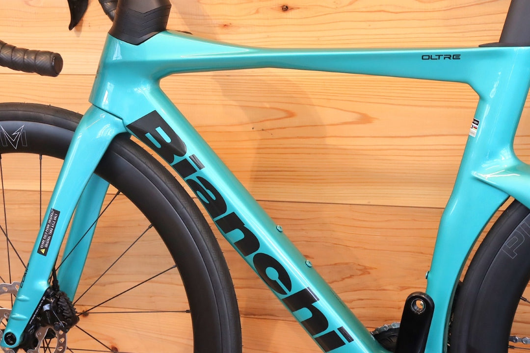 【コンディション極上】 ビアンキ BIANCHI オルトレ コンプ OLTRE COMP 2024年モデル 53サイズ シマノ 105 R7170 Di2 12S カーボン ロードバイク 【千葉店】