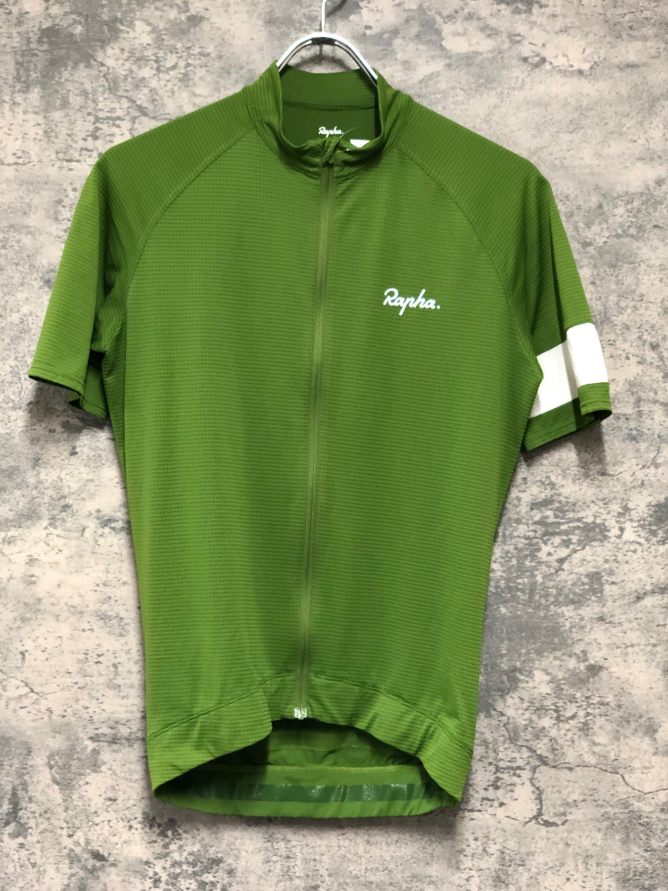 Rapha 自転車ジャージ半袖 メンズSサイズ(緑色) JJ419 ラファ Rapha CORE LIGHTWEIGHT JERSEY 半袖 サイクルジャージ