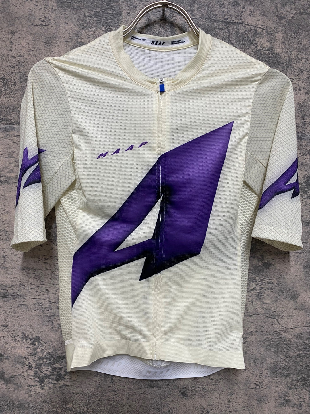 JQ533 マープ MAAP WOMEN'S PRO FIT JERSEY 半袖サイクルジャージ ベージュ紫 S