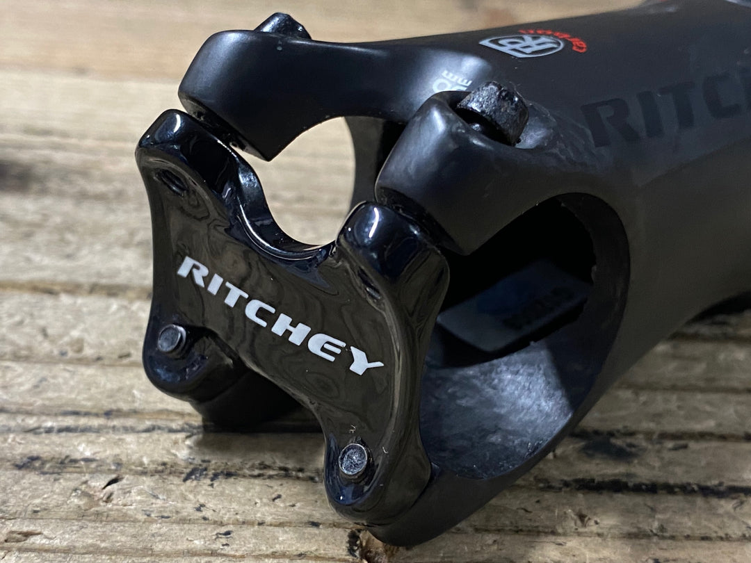 KG433 リッチー RITCHEY SUPER LOGIC カーボンステム 黒 Φ31.8 90mm サビ クリア浮き
