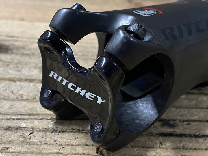KG433 リッチー RITCHEY SUPER LOGIC カーボンステム 黒 Φ31.8 90mm サビ クリア浮き