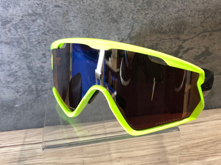JS593 オークリー OAKLEY WINDJACKET 2.0 サングラス アイウェア 蛍光黄 黒 PRIZM ※レンズ剥離