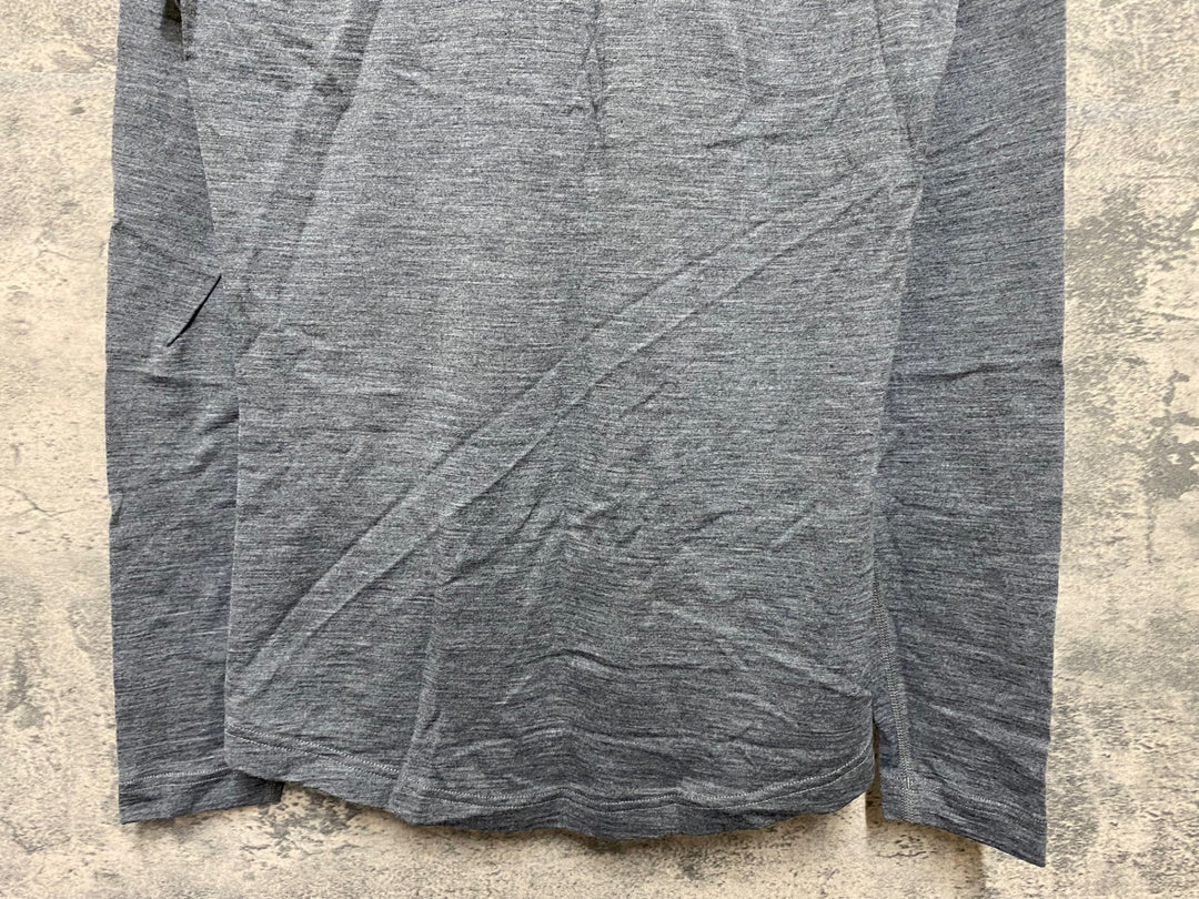 JO353 ラファ RAPHA MERINO BASE LAYER 長袖ベースレイヤー S グレー