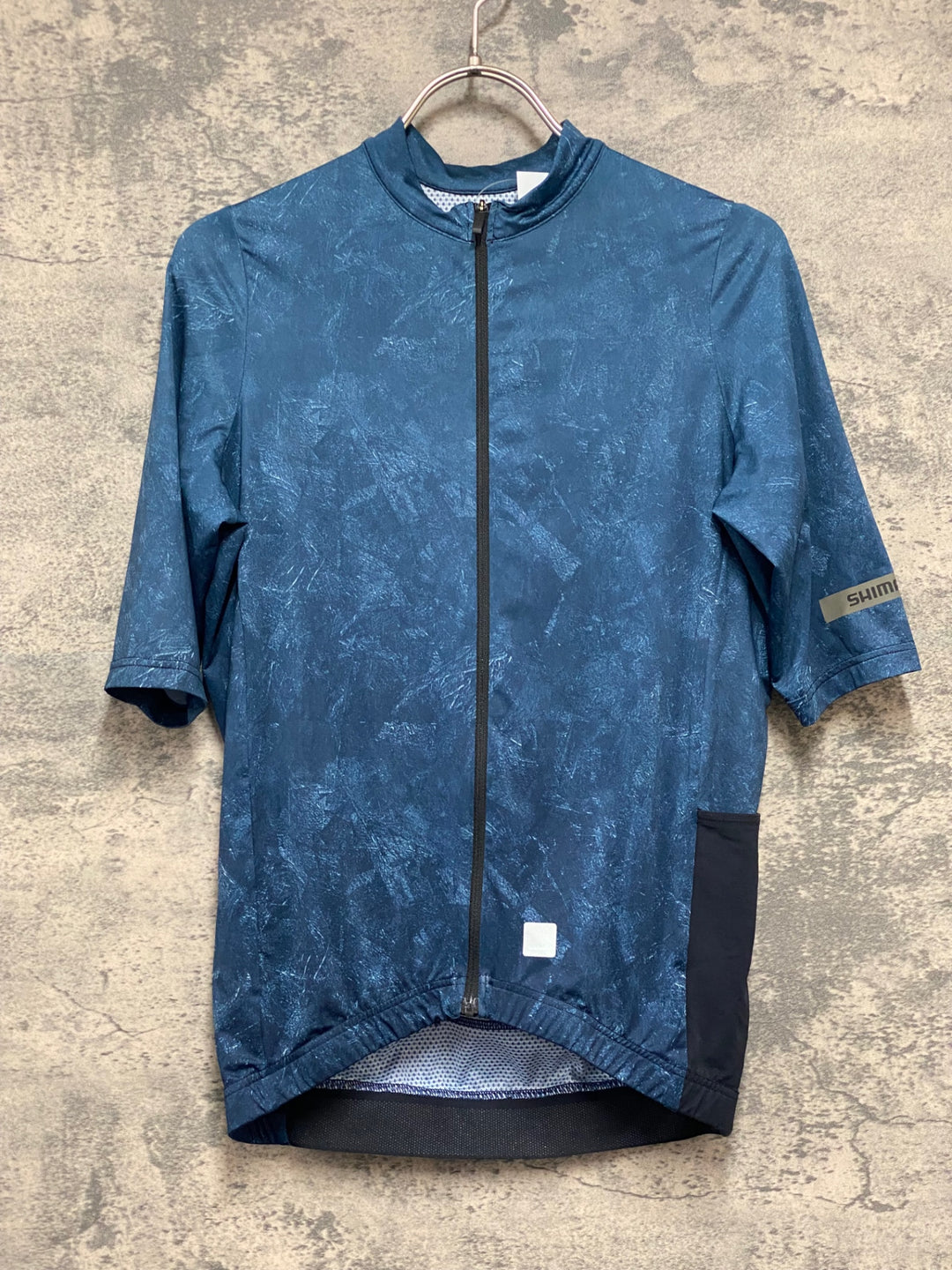 KL134 シマノ SHIMANO EVOLVE 半袖 サイクルジャージ 紺 M