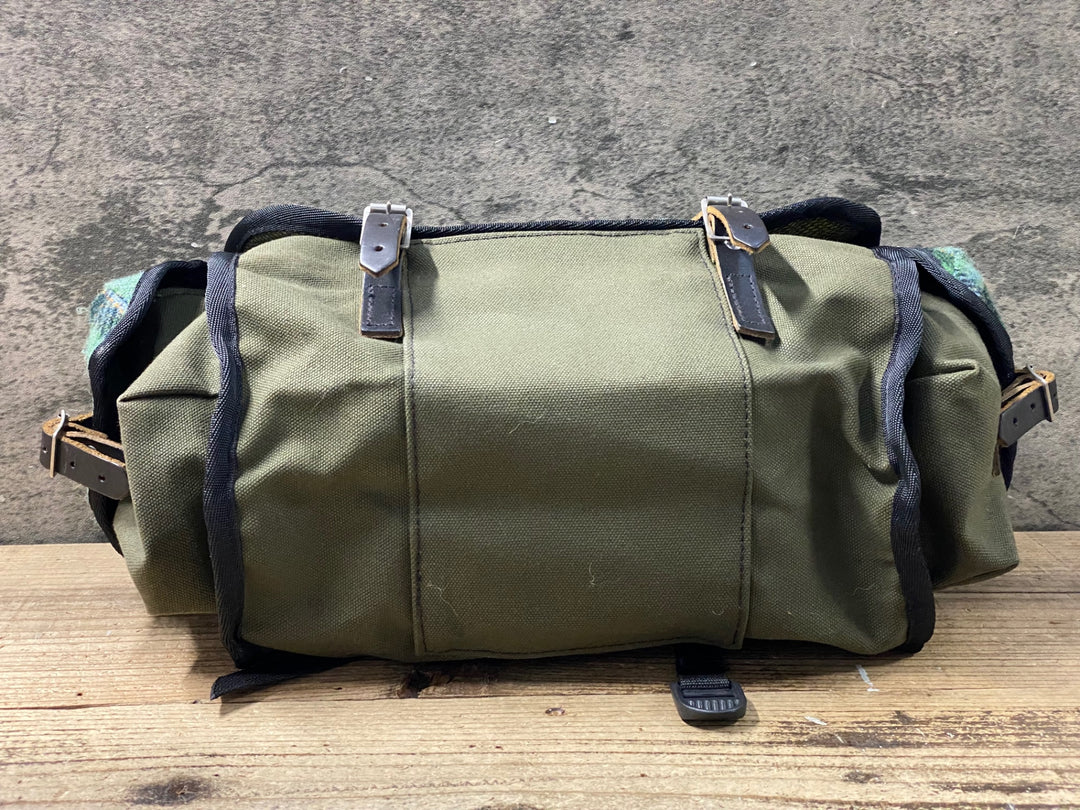 KR473 キャラダイス CARRADICE & HARRIS TWEED バッグ 緑
