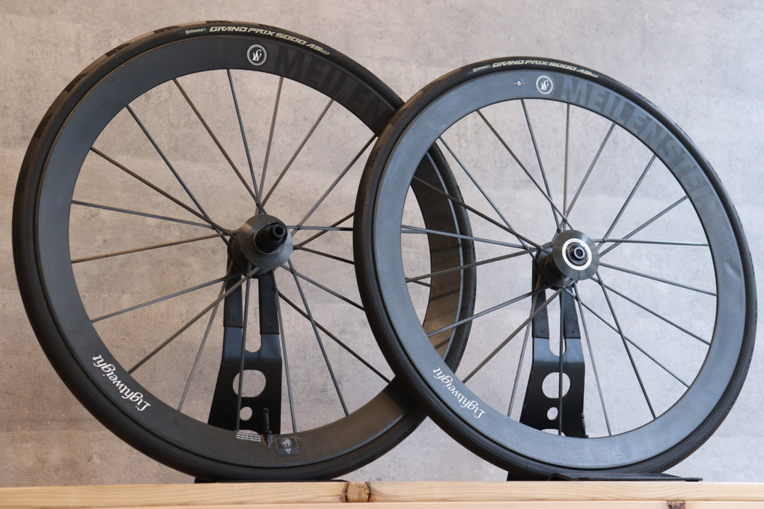 【訳あり】 ライトウエイト LIGHTWEIGHT マイレンシュタイン MEILENSTEIN EVO カーボン チューブレス ホイールセット シマノ11S/12S 【さいたま浦和店】