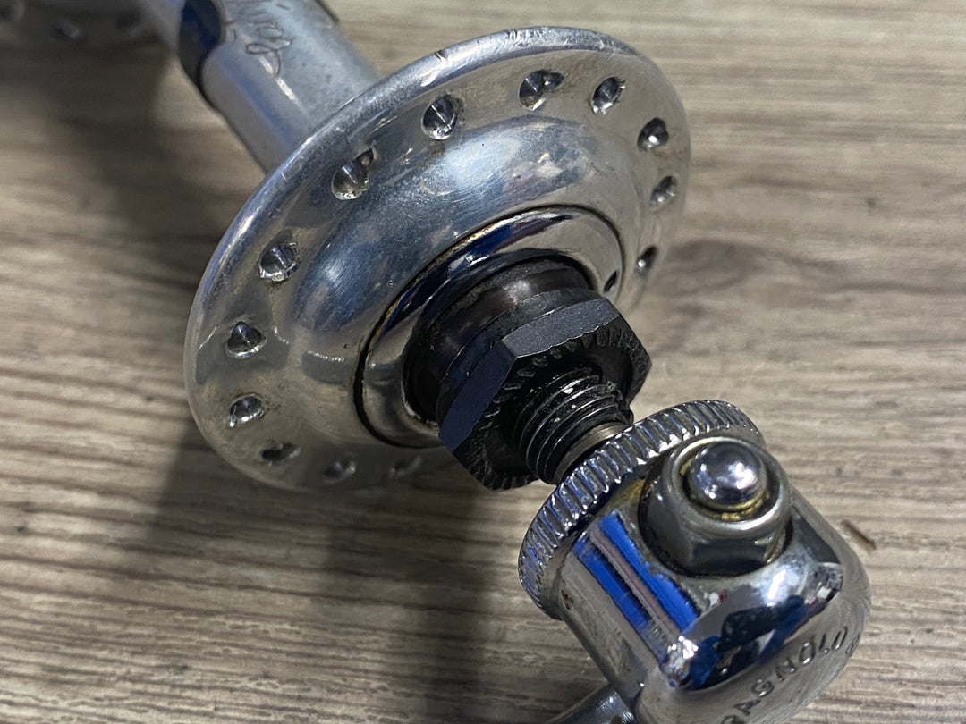 KI847 カンパニョーロ Campagnolo レコード RECORD ヴィンテージ フロントハブ 32H OLD100mm QR付