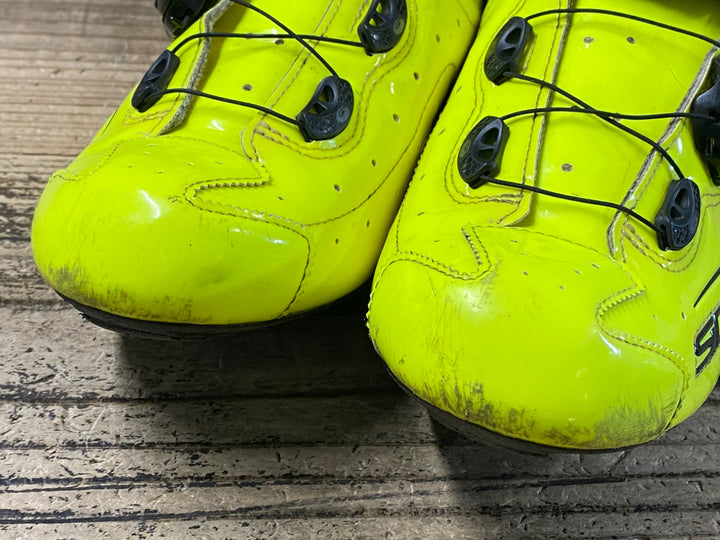 KF664 シディ SIDI カオス KAOS ビンディングシューズ 3穴 黄色 EU43