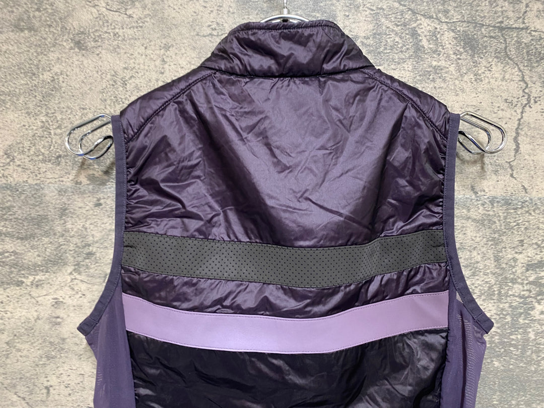 KL475 ラファ Rapha WOMEN'S BREVET INSULATED GILET サイクルベスト ジレ 紫 XS ※動物の毛