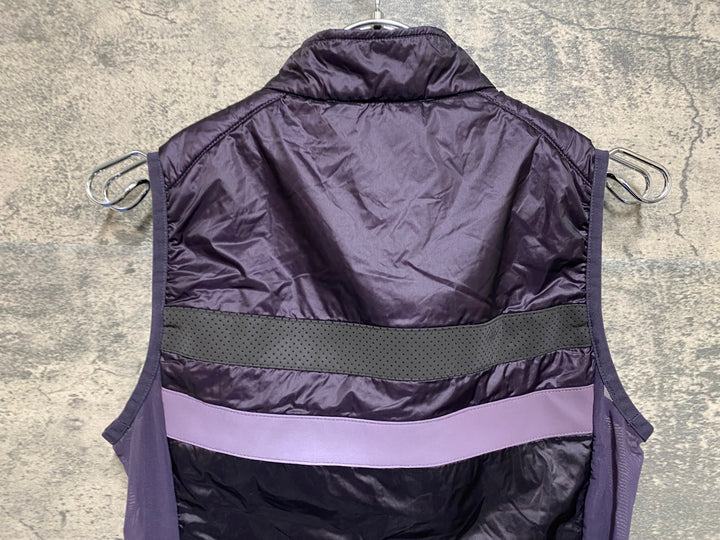KL475 ラファ Rapha WOMEN'S BREVET INSULATED GILET サイクルベスト ジレ 紫 XS ※動物の毛