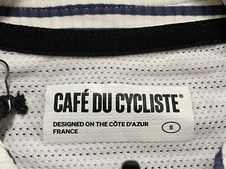 KS220 カフェドシクリステ cafe du cycliste ROMY 半袖 サイクルジャージ 白青 S