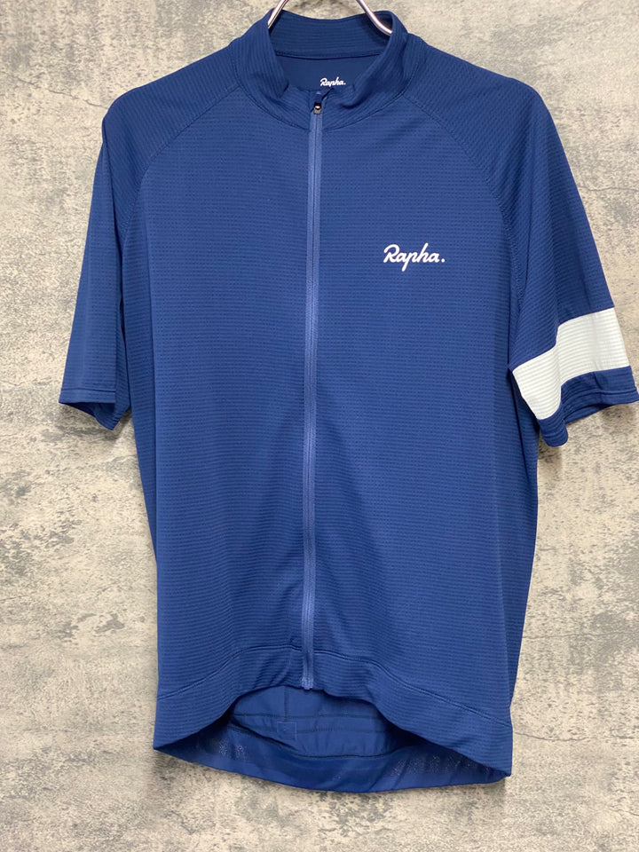 JW286 ラファ Rapha CORE LIGHTWEIGHT JERSEY 半袖 サイクルジャージ 青 L