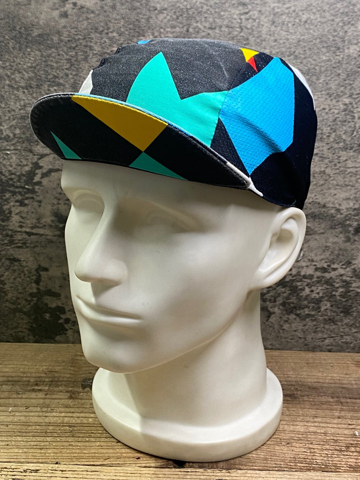 JM001 アソス assos FASTLANE Rock Cap サイクルキャップ 黒 白 総柄 ONE SIZE