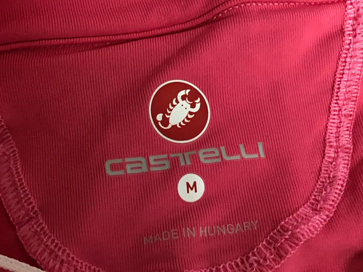 JZ886 カステリ CASTELLI Cycling Dress ピンク M レディース