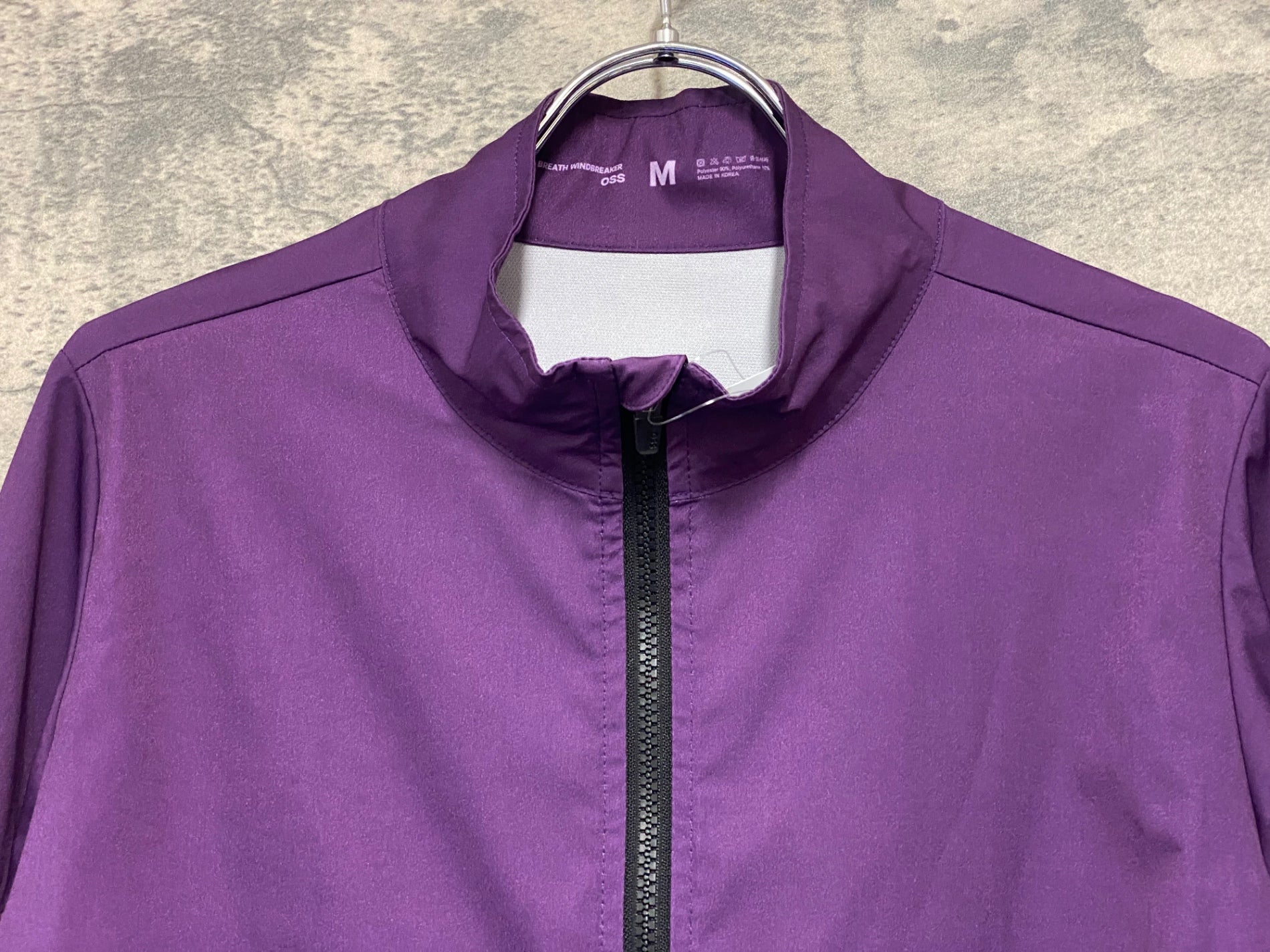 JV311 OSS BIKE WEAR BREATH WINDBREAKER 長袖 ウィンドブレーカー 紫