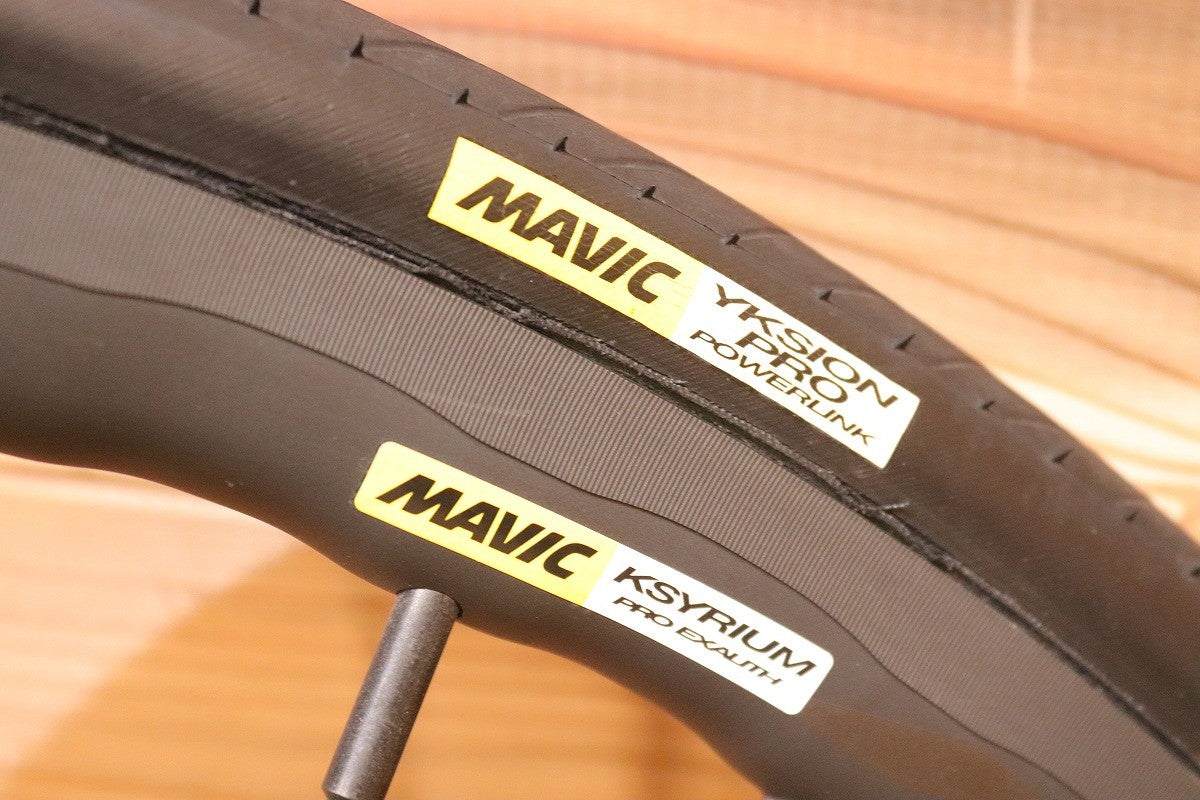 マヴィック MAVIC キシリウム プロ エグザリット KSYRIUM PRO EXALITH シマノ 11S/12S 17C アルミ クリンチャー  ホイールセット 【広島店】