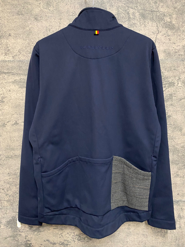 KP358 カペルミュール KAPELMUUR サイクルジャケット 紺 XL 裏起毛