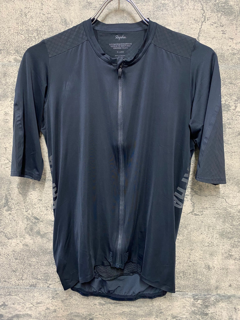 JH254 ラファ Rapha PRO TEAM AERO JERSEY 半袖 サイクルジャージ 黒
