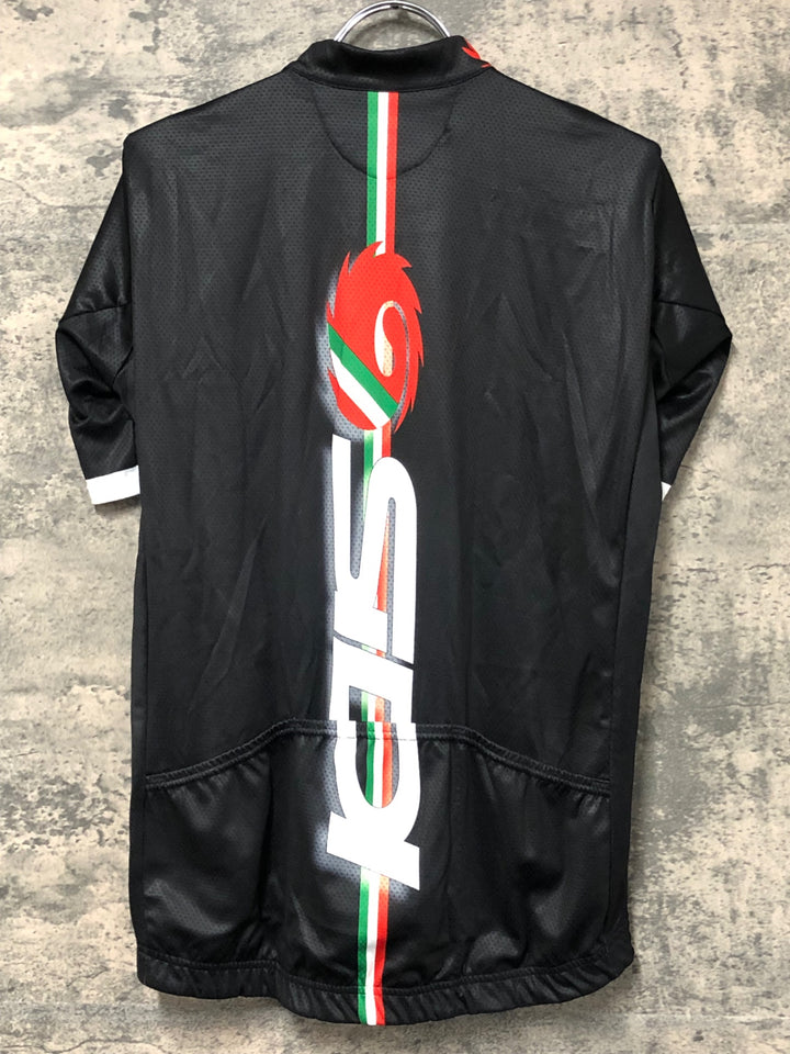 JV725 カステリ CASTELLI DINO 2 シディ SIDI 半袖 サイクルジャージ 黒赤 XL