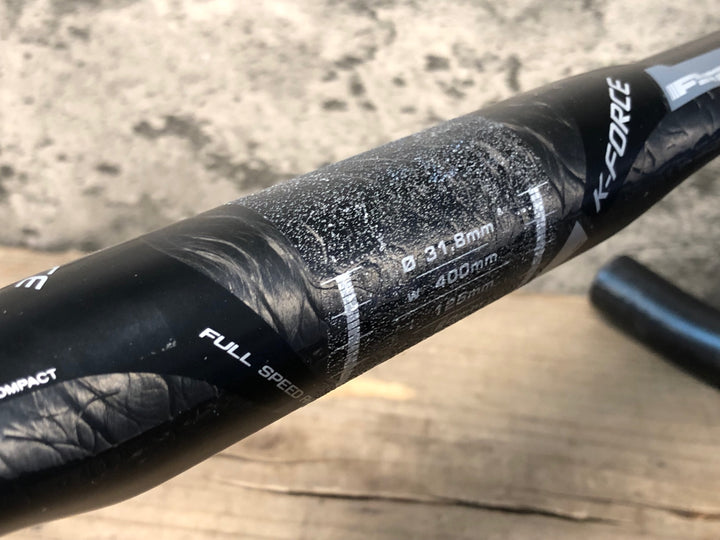 JP931 FSA K-FORCE CARBON COMPACT HANDLEBAR カーボンドロップハンドル Φ31.8 エンドC-C400mm