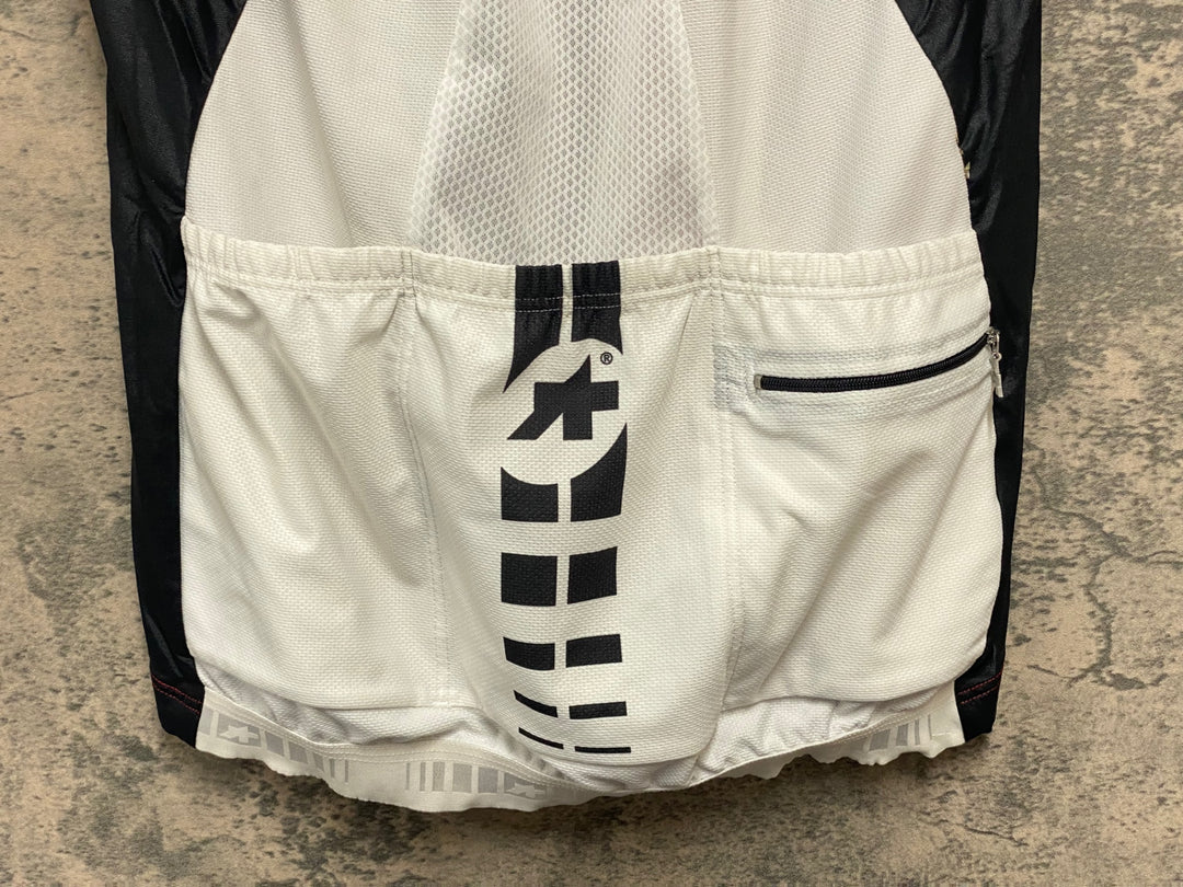 KB859 アソス assos SS.MILLE 半袖 サイクルジャージ 赤 白 M