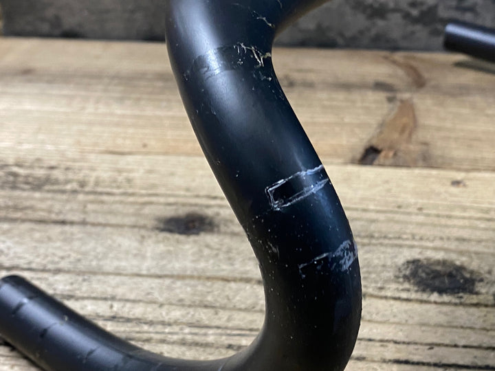 JY934 デダ DEDA SUPERLEGGERA カーボン ドロップハンドル Φ31.7mm エンド外-外420mm