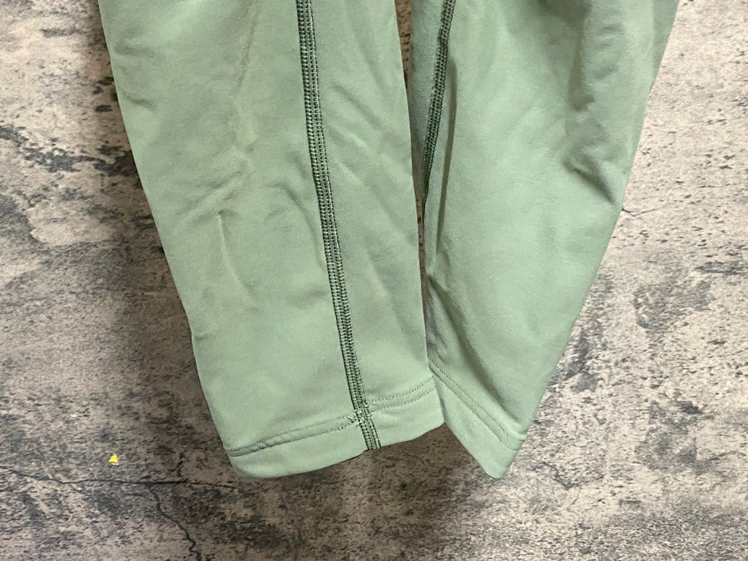 KM717 パスノーマルスタジオ PAS NORMAL STUDIOS ESSENTIAL THERMAL LONG BIBS ビブタイツ 緑 S 裏起毛