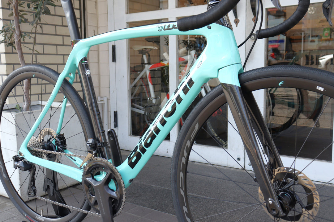 ビアンキ Bianchi オルトレ ディスク OLTRE XR3 DISC 2021モデル 57サイズ シマノ アルテグラ R8170 Di2 12S カーボン ロードバイク 【横浜店】