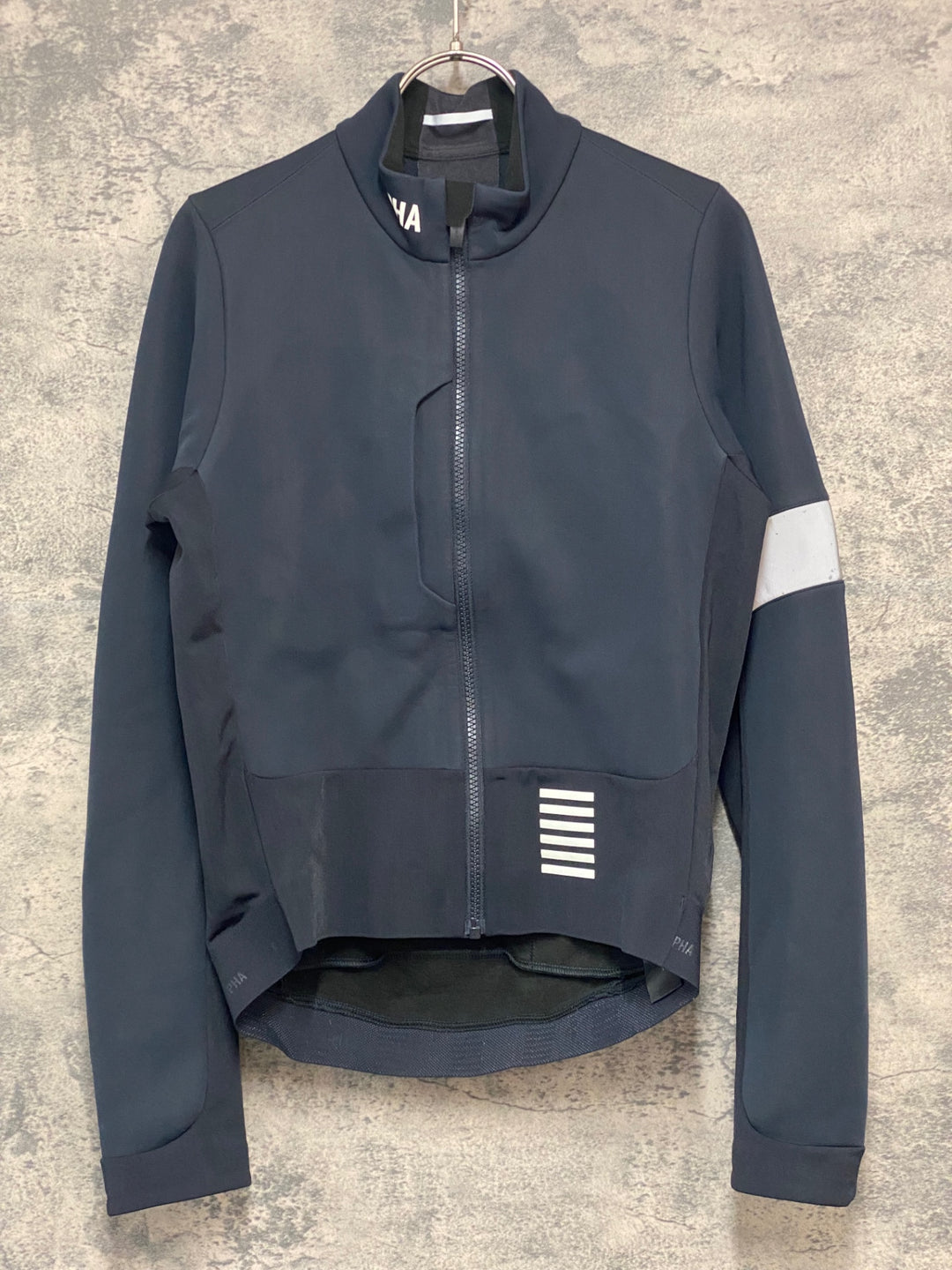 JY359 ラファ Rapha PRO TEAM JERSEY 長袖 サイクルジャージ 黒 M 裏起毛