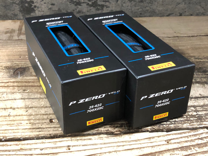 KB195 ピレリ PIRELLI P ZERO VELO 4S クリンチャータイヤ 700x25C 2本セット