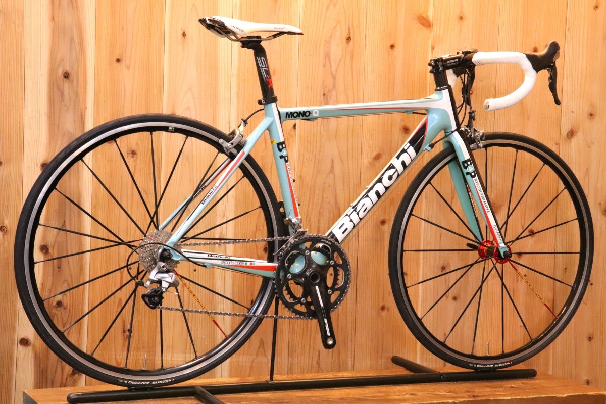 ビアンキ BIANCHI MONO-Q B4P 2010年モデル 50サイズ シマノ アルテグラ 6700 MIX カーボン ロードバイク –  BICI AMORE ONLINE STORE