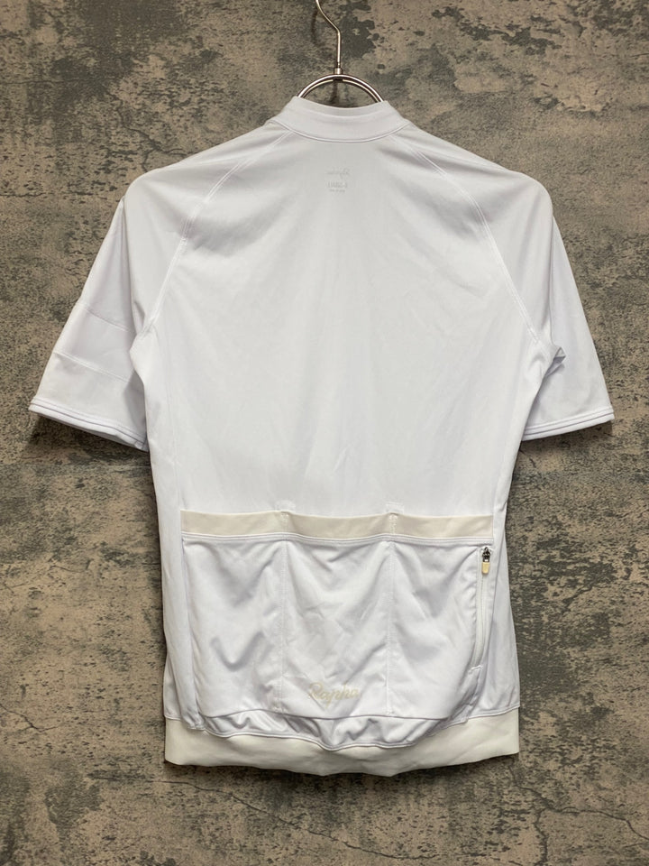 JN227 ラファ Rapha WOMEN'S SHORT SLEEVE CORE JERSEY 半袖 サイクルジャージ 白 XS レディース