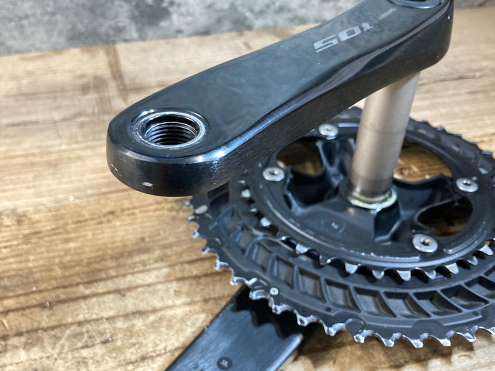 KH984 シマノ SHIMANO 105 FC-R7100 クランクセット 165mm 52/36 12S