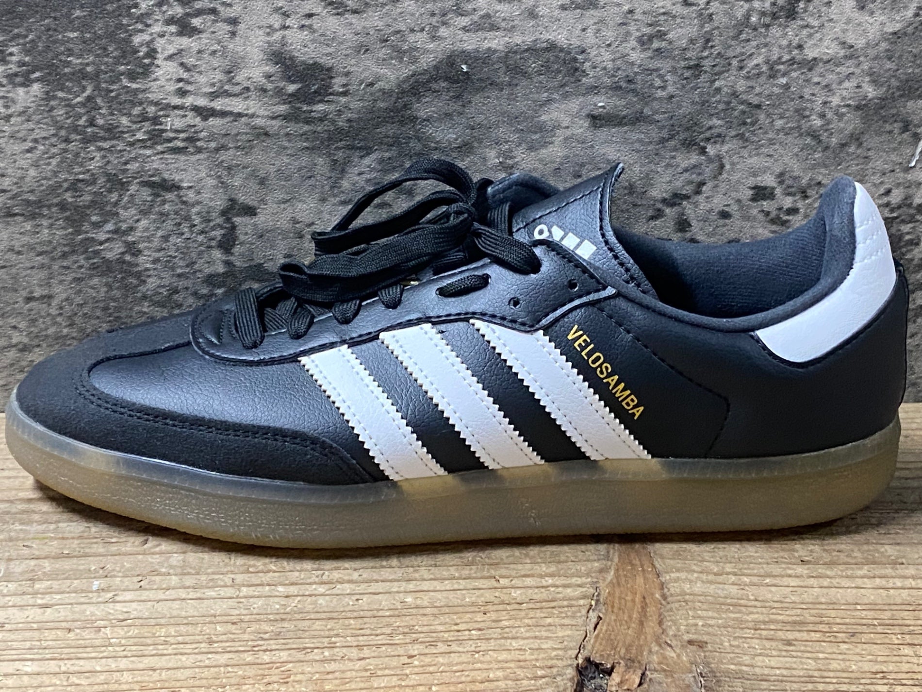  VELOSAMBA 当時国内未発売 ビンディング 25.0 KD342 アディダス adidas VELOSAMBA ビンディングシューズ 黒 2穴 26cm