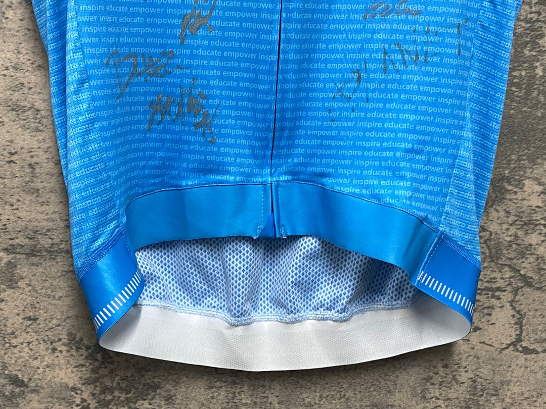 JM586 ジェッセージ GSG 半袖 サイクルジャージ 水色 M
