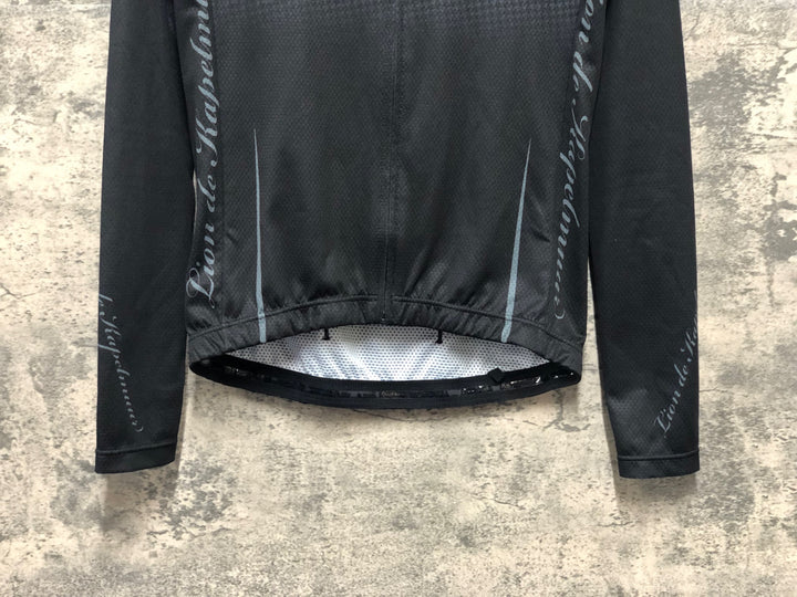 KL636 リオンドカペルミュール Lion de KAPELMUUR 長袖 サイクルジャージ 黒 M