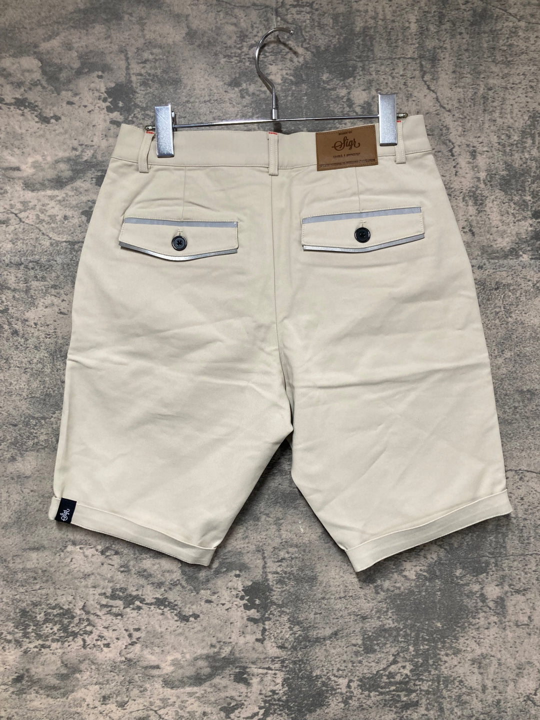 JS505 シーガー Sigr ショート ストレッチパンツ ベージュ XS