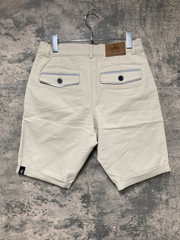 JS505 シーガー Sigr ショート ストレッチパンツ ベージュ XS