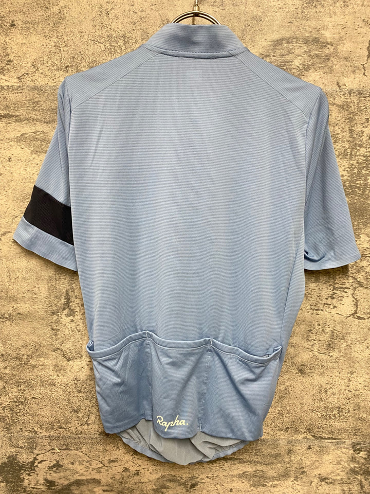 KB603 ラファ Rapha CLASSIC FLYWEIGHT JERSEY 半袖 サイクルジャージ 水色 M