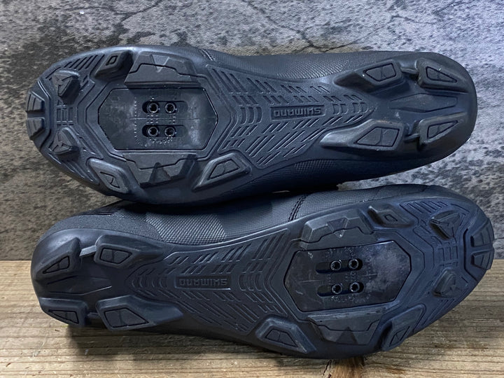 JN123 シマノ SHIMANO XC1 SHXC100M ビンディングシューズ EU41 黒 2穴