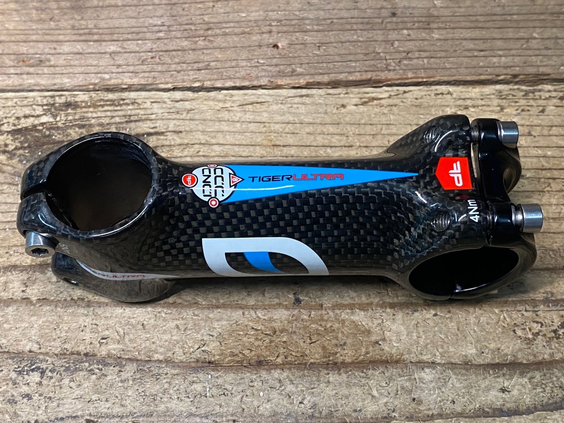 JP086 モスト MOST TIGER ULTRA ステム アルミ カーボンラップ 100mm