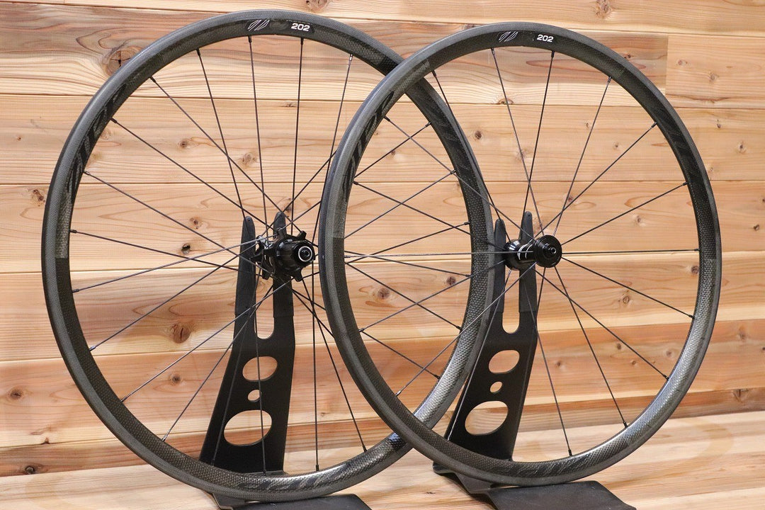 超軽量！ ジップ ZIPP 202 RIM シマノ 11S/12S カーボン チューブラー TU ロードバイク ホイールセット 【広島店】