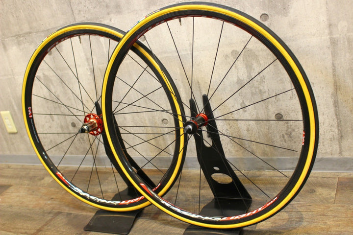 未走行 フルクラム FULCRUM レーシングライト RACING LIGHT XLR カーボン チューブラー ホイールセット カンパ12S/11S 【名古屋店】