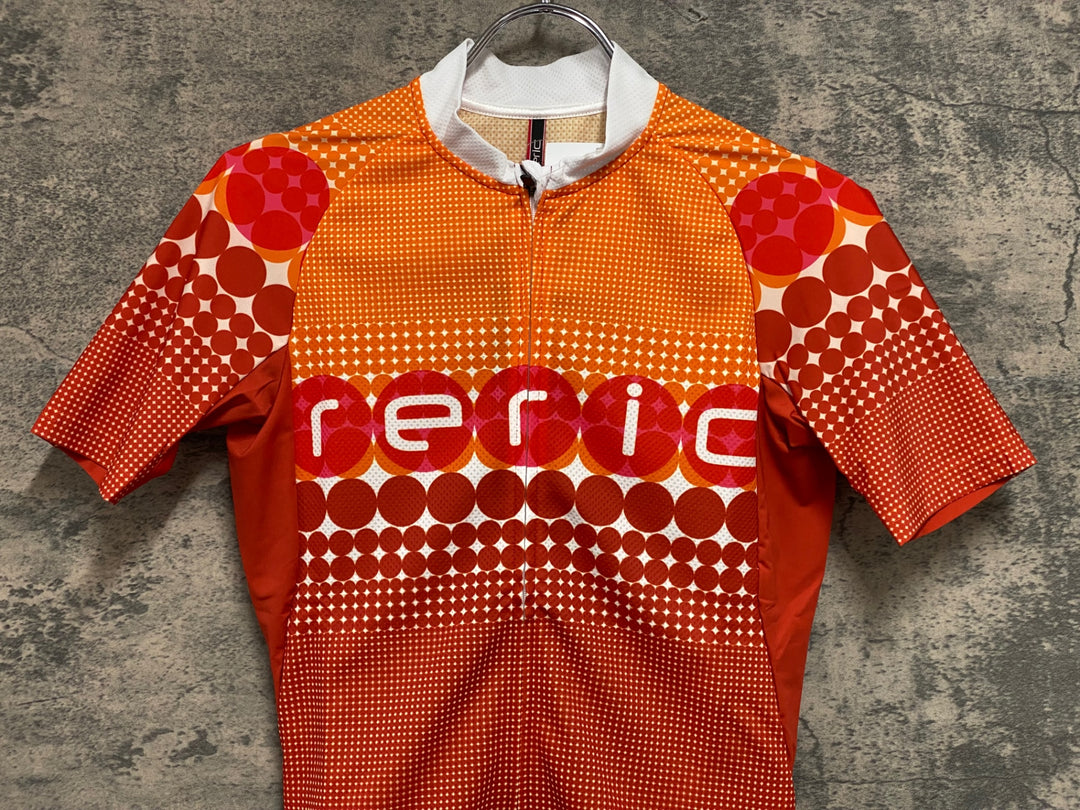 JV968 レリック reric Porca Standerd Jersey 半袖サイクルジャージ オレンジ S
