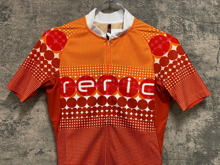 JV968 レリック reric Porca Standerd Jersey 半袖サイクルジャージ オレンジ S