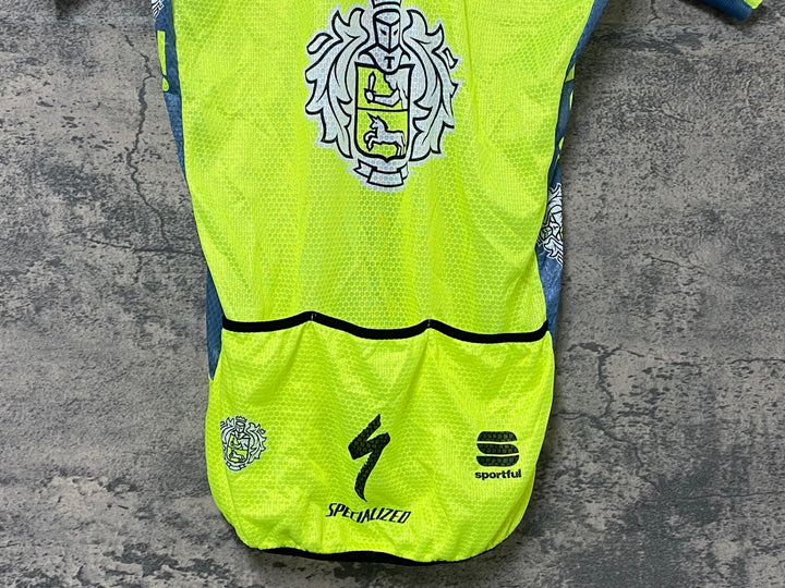KJ848 スポーツフル sportful ULTRA LIGHT JERSEY 半袖 サイクルジャージ 黄 L TINKOFF