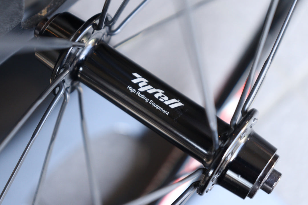 タイレル TYRELL Q:ELEMENT AM-7 アルミ クリンチャー ホイールセット シマノ10S 20インチ 406 【横浜店】