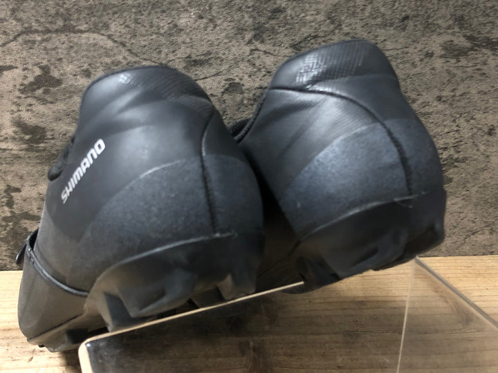 JZ920 シマノ SHIMANO XC3 SHXC300M L01 E ビンディングシューズ SPD EU42 SPD 2穴 黒